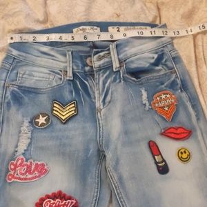 Indigo Rein patch jeans